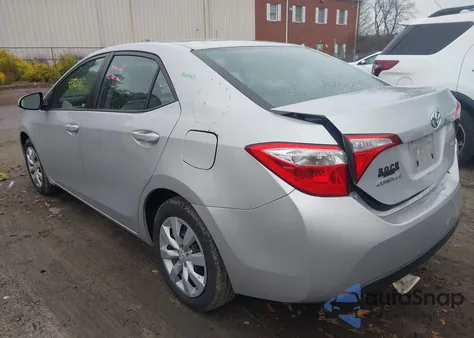 2016 Toyota Corolla Le from USA, damaged, VIN 2T1BURHE1GC565827